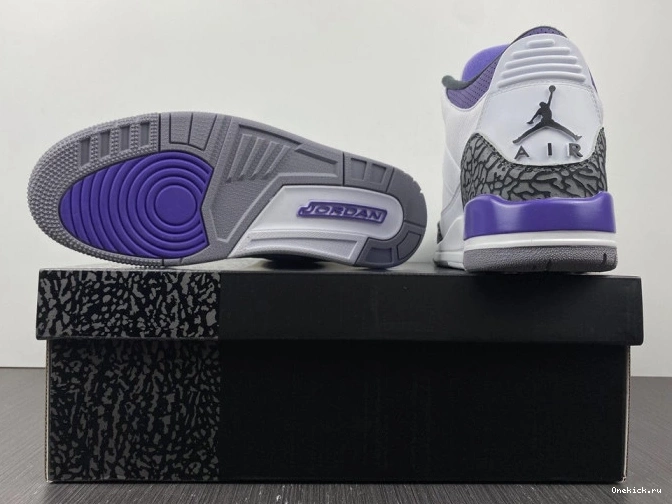 One Kick 3 Iris' 'Dark Jordan CT8532-105 Air Retro 0715